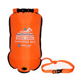 Maxbell Swim Buoy with Handle Waterproof Swim Bag for Fishing Kayaking Swim Training Orange