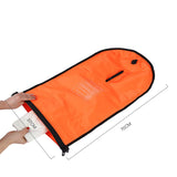 Maxbell Swim Buoy with Handle Waterproof Swim Bag for Fishing Kayaking Swim Training Orange