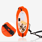 Maxbell Swim Buoy with Handle Waterproof Swim Bag for Fishing Kayaking Swim Training Orange