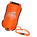 Maxbell Swim Buoy with Handle Waterproof Swim Bag for Fishing Kayaking Swim Training Orange