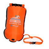 Maxbell Swim Buoy with Handle Waterproof Swim Bag for Fishing Kayaking Swim Training Orange