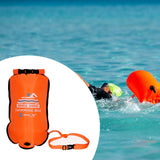 Maxbell Swim Buoy with Handle Waterproof Swim Bag for Fishing Kayaking Swim Training Orange