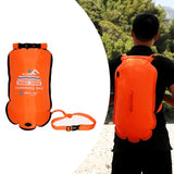 Maxbell Swim Buoy with Handle Waterproof Swim Bag for Fishing Kayaking Swim Training Orange