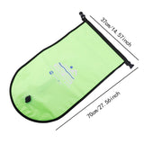Maxbell Swim Buoy with Handle Waterproof Swim Bag for Fishing Kayaking Swim Training Green