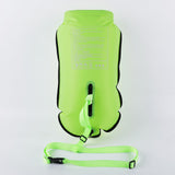 Maxbell Swim Buoy with Handle Waterproof Swim Bag for Fishing Kayaking Swim Training Green