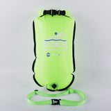 Maxbell Swim Buoy with Handle Waterproof Swim Bag for Fishing Kayaking Swim Training Green