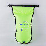 Maxbell Swim Buoy with Handle Waterproof Swim Bag for Fishing Kayaking Swim Training Green
