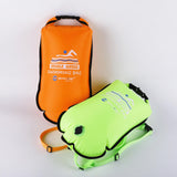 Maxbell Swim Buoy with Handle Waterproof Swim Bag for Fishing Kayaking Swim Training Green