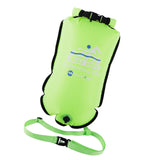 Maxbell Swim Buoy with Handle Waterproof Swim Bag for Fishing Kayaking Swim Training Green
