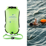 Maxbell Swim Buoy with Handle Waterproof Swim Bag for Fishing Kayaking Swim Training Green