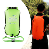Maxbell Swim Buoy with Handle Waterproof Swim Bag for Fishing Kayaking Swim Training Green