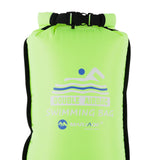 Maxbell Swim Buoy with Handle Waterproof Swim Bag for Fishing Kayaking Swim Training Green