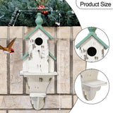 Maxbell Bird Houses for Outside Wooden Decor Nests Box for Farmhouse Garden Backyard