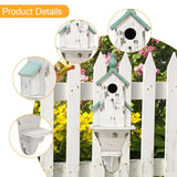 Maxbell Bird Houses for Outside Wooden Decor Nests Box for Farmhouse Garden Backyard