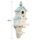 Maxbell Bird Houses for Outside Wooden Decor Nests Box for Farmhouse Garden Backyard