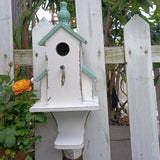 Maxbell Bird Houses for Outside Wooden Decor Nests Box for Farmhouse Garden Backyard