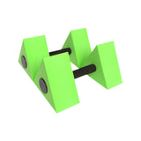 Maxbell 2x Pool Exercise Dumbbells EVA Water Sports Weights for Women Fitness Adults