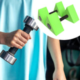 Maxbell 2x Pool Exercise Dumbbells EVA Water Sports Weights for Women Fitness Adults