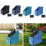 Maxbell Folding Bike Storage Box for 14-16inch Bicycles Organizer Black