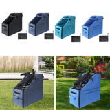 Maxbell Folding Bike Storage Box for 14-16inch Bicycles Organizer Black