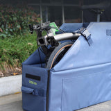 Maxbell Folding Bike Storage Box for 14-16inch Bicycles Organizer Black