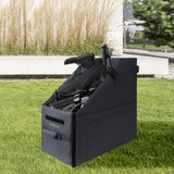 Maxbell Folding Bike Storage Box for 14-16inch Bicycles Organizer Black