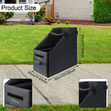 Maxbell Folding Bike Storage Box for 14-16inch Bicycles Organizer Black