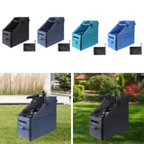 Maxbell Folding Bike Storage Box for 14-16inch Bicycles Organizer Black