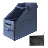 Maxbell Folding Bike Storage Box for 14-16inch Bicycles Organizer Dark Blue