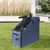Maxbell Folding Bike Storage Box for 14-16inch Bicycles Organizer Dark Blue