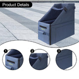 Maxbell Folding Bike Storage Box for 14-16inch Bicycles Organizer Dark Blue