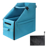 Maxbell Folding Bike Storage Box for 14-16inch Bicycles Organizer Bright Blue