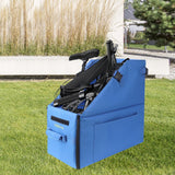 Maxbell Folding Bike Storage Box for 14-16inch Bicycles Organizer Blue