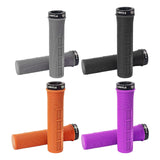 Maxbell 2x Bike Handlebar Grips Stylish Accessories for Mountain Bikes Riding Sports Gray