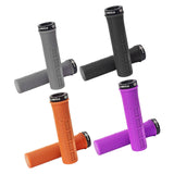 Maxbell 2x Bike Handlebar Grips Stylish Accessories for Mountain Bikes Riding Sports Gray