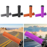 Maxbell 2x Bike Handlebar Grips Stylish Accessories for Mountain Bikes Riding Sports Gray
