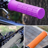 Maxbell 2x Bike Handlebar Grips Stylish Accessories for Mountain Bikes Riding Sports Gray