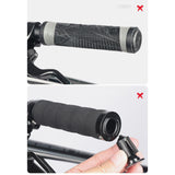 Maxbell 2x Bike Handlebar Grips Stylish Accessories for Mountain Bikes Riding Sports Gray