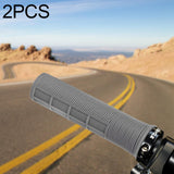 Maxbell 2x Bike Handlebar Grips Stylish Accessories for Mountain Bikes Riding Sports Gray