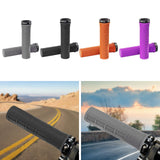 Maxbell 2x Bike Handlebar Grips Stylish Accessories for Mountain Bikes Riding Sports Gray