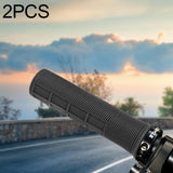 Maxbell 2x Bike Handlebar Grips Stylish Accessories for Mountain Bikes Riding Sports Black