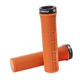 Maxbell 2x Bike Handlebar Grips Stylish Accessories for Mountain Bikes Riding Sports Orange
