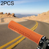 Maxbell 2x Bike Handlebar Grips Stylish Accessories for Mountain Bikes Riding Sports Orange
