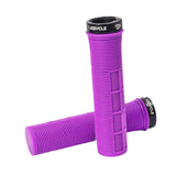 Maxbell 2x Bike Handlebar Grips Stylish Accessories for Mountain Bikes Riding Sports violet