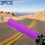 Maxbell 2x Bike Handlebar Grips Stylish Accessories for Mountain Bikes Riding Sports violet