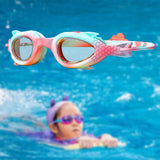 Maxbell Kids Swim Goggles Anti Fog Water Pool Goggles for 3-14 Years Kids Girls Boys