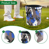 Maxbell Golf Ball Bag Drawstring Driving Range Gym Organizer Traveling Storage Pouch Blue