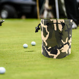 Maxbell Golf Ball Bag Drawstring Driving Range Gym Organizer Traveling Storage Pouch Green