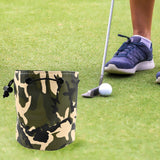 Maxbell Golf Ball Bag Drawstring Driving Range Gym Organizer Traveling Storage Pouch Green