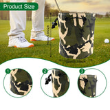 Maxbell Golf Ball Bag Drawstring Driving Range Gym Organizer Traveling Storage Pouch Green